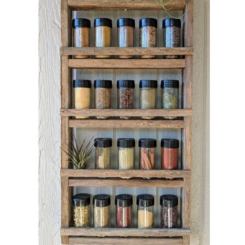 شلف ادویه ای چوبی