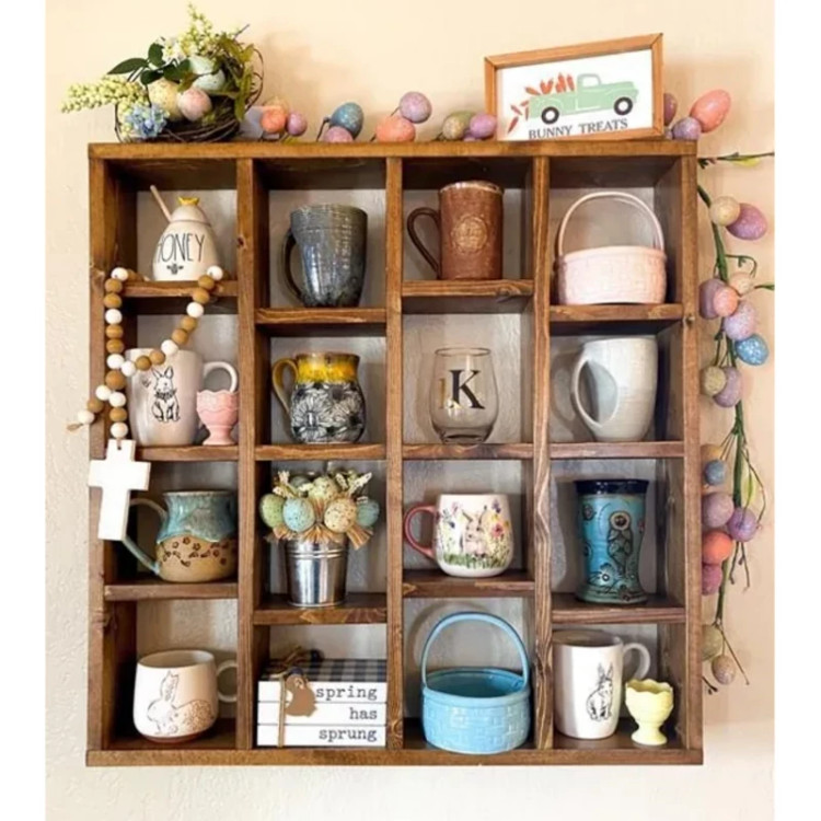 شلف چوبی ماگ