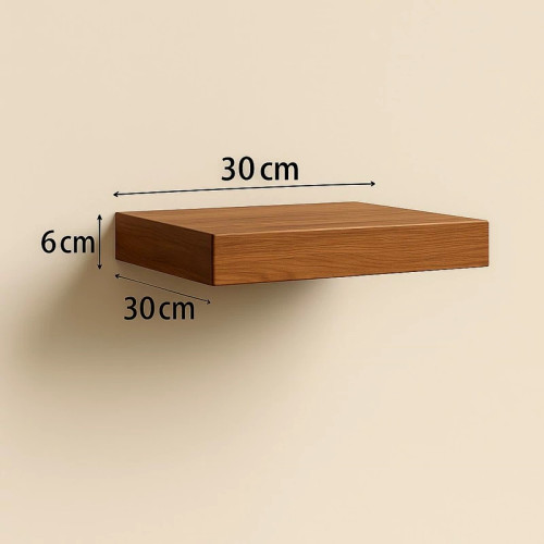 شلف دیواری پایه مخفی 30 در 30 سانتیمتر (کد H3030)