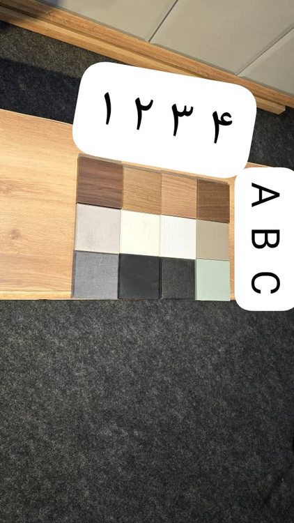 کالیته ی رنگبندی میز تلویزیون دیواری مدل سام و مدل مزدک