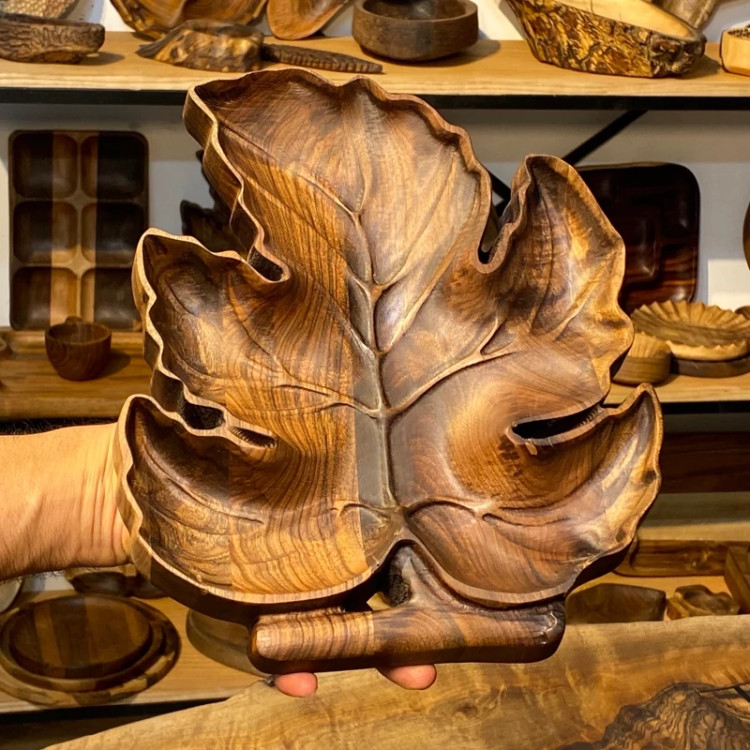 ظرف چوبی برگ انگور
