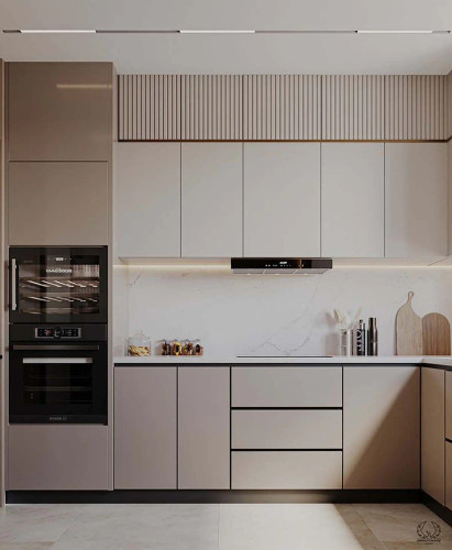 کابینت دو رنگ هایگلاس