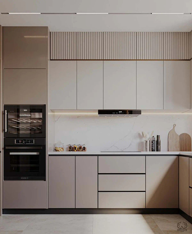 کابینت دو رنگ هایگلاس