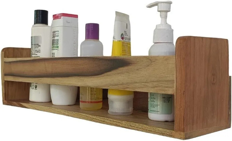 شلف چوبی حمام