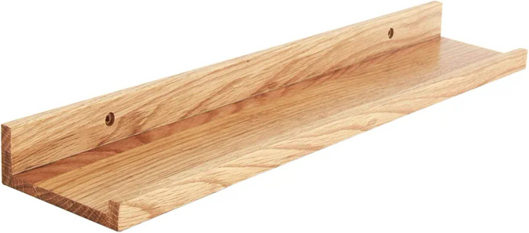 شلف لبه دار چوبی