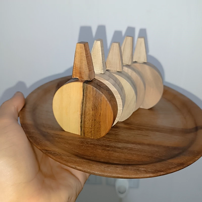 سرمه دان چوبی درب پیچی خراطی