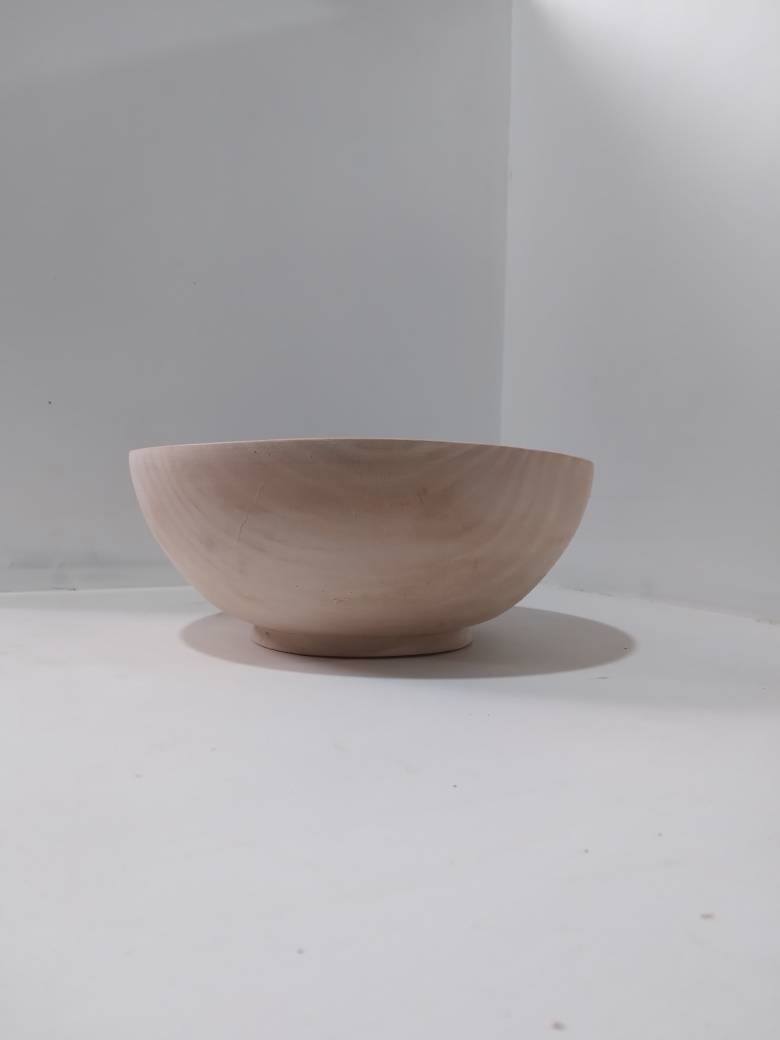 کاسه چوبی _ پیاله چوب چنار خراطی شده